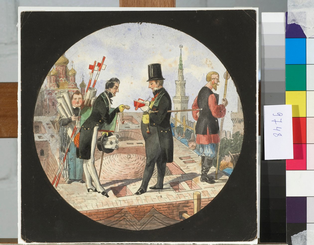 Baron Lev von Bode ve mimar Nikolay Chichagov, Moskova