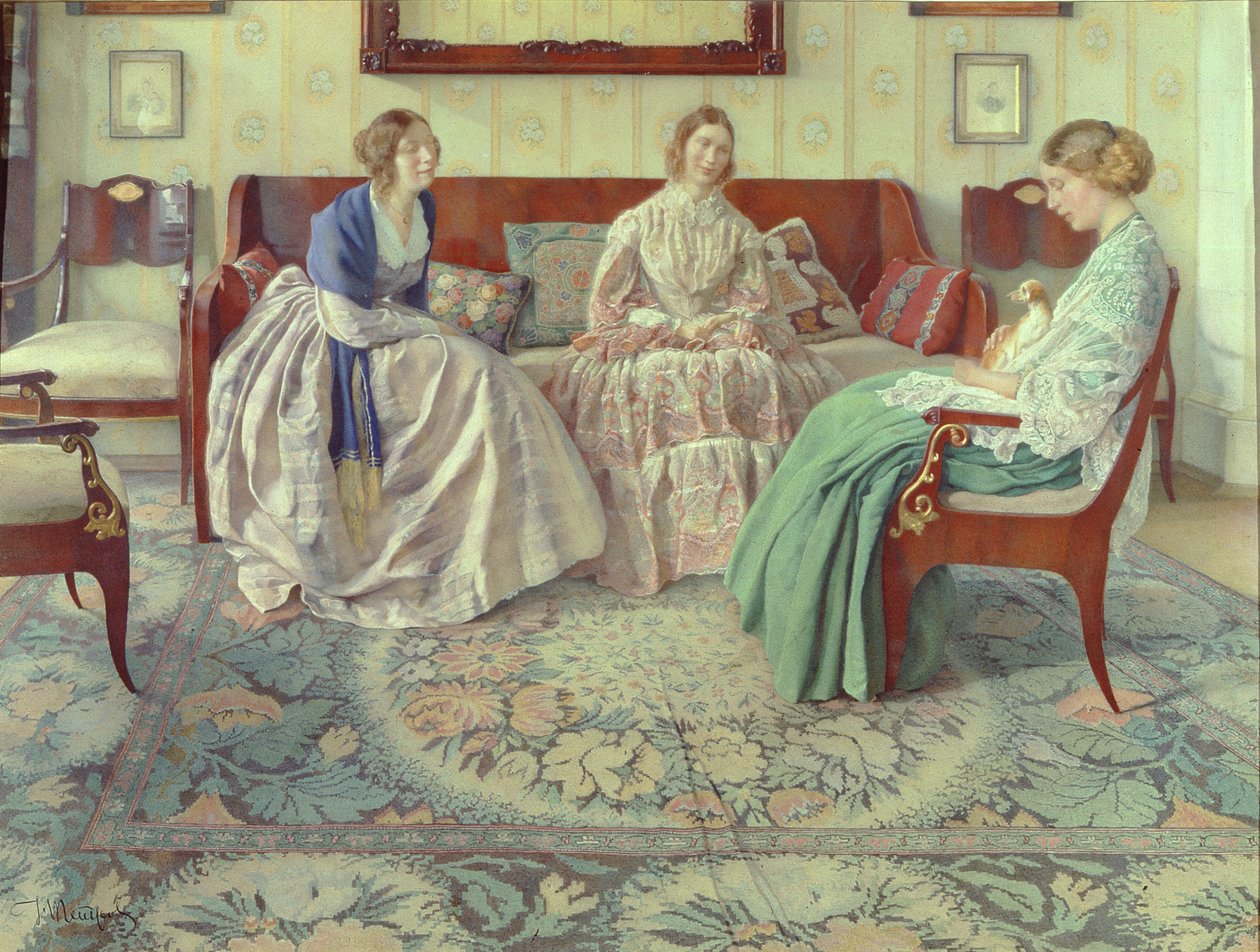 Üç Hanım, 1916 by Nikolay Filippovich Petrov