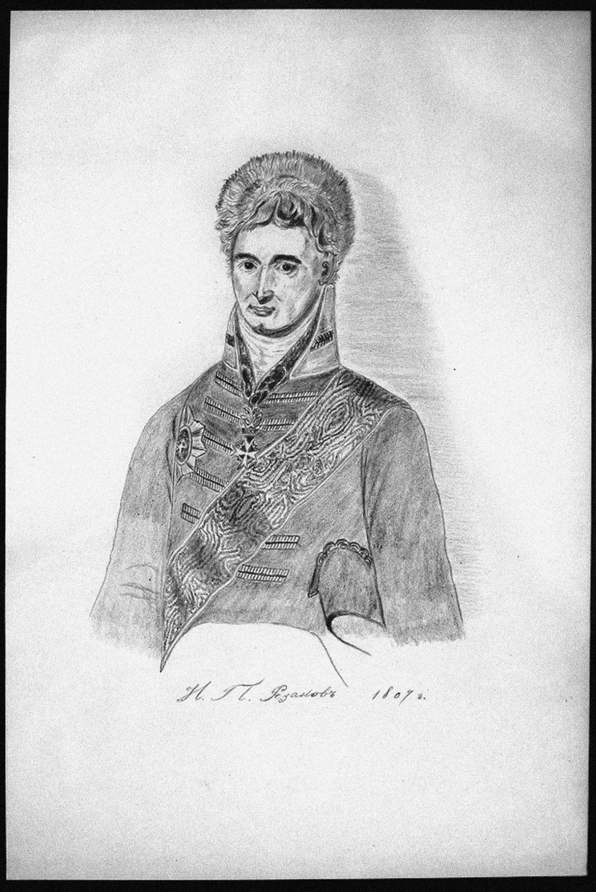 Otoportre Kopyası, 1806 by Nikolay Petrovich Rezanov