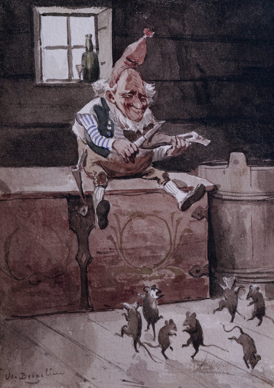 Peri dans etmek için oynuyor by Nils Bergslien
