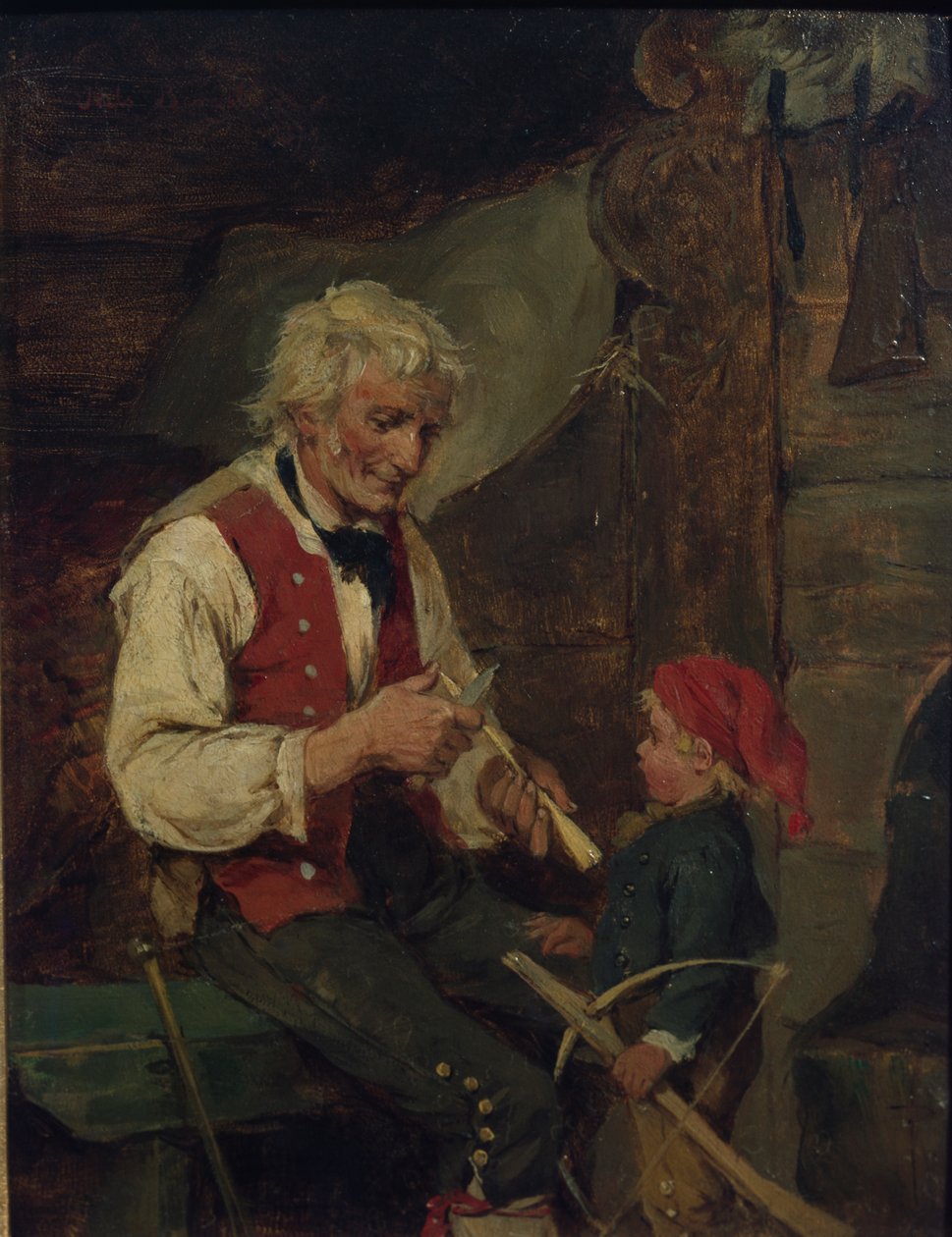 İsimsiz (tuval üzerine yağlı boya) by Nils Bergslien
