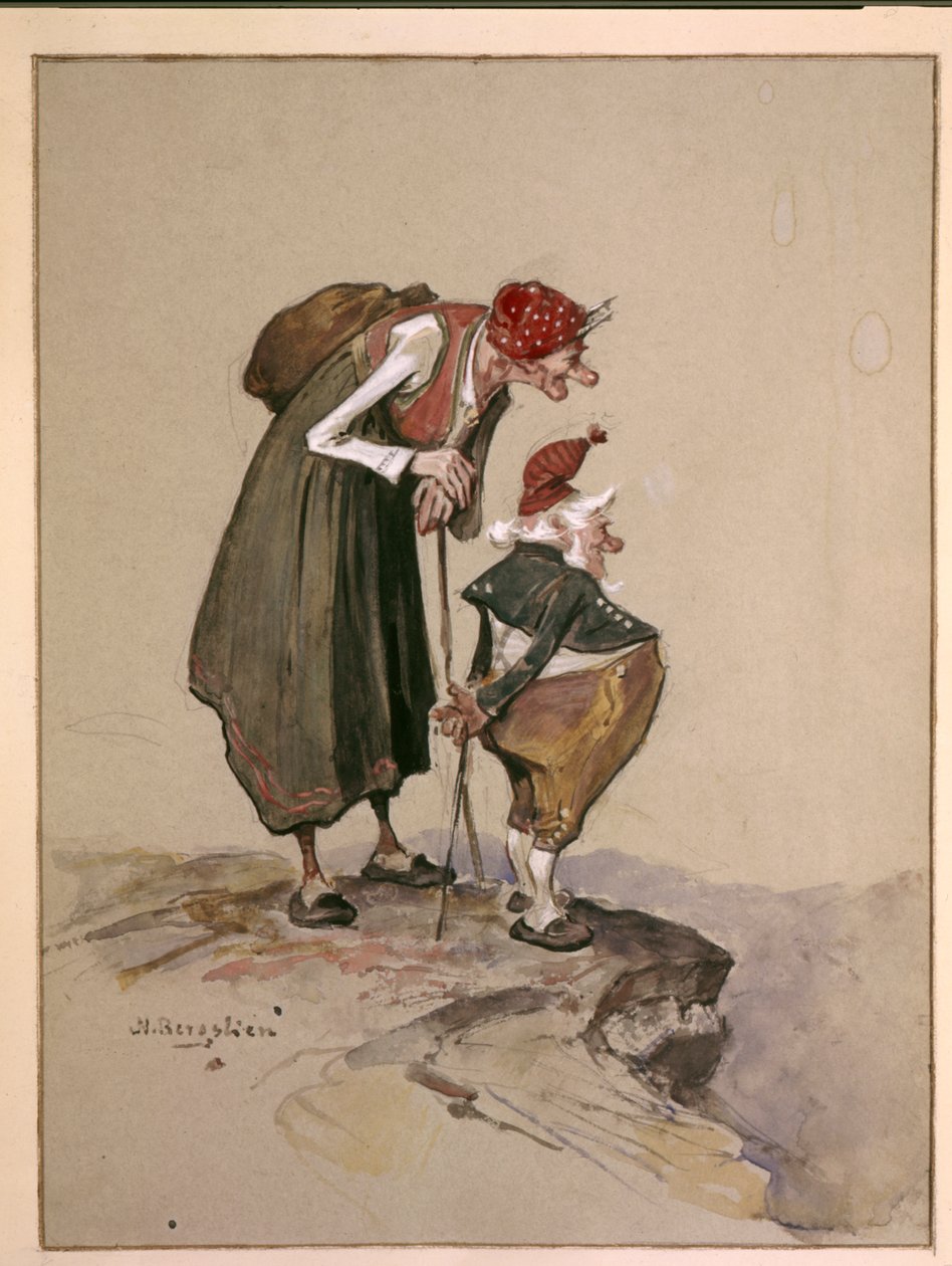Görünüm (kağıt üzerine sulu boya) by Nils Bergslien