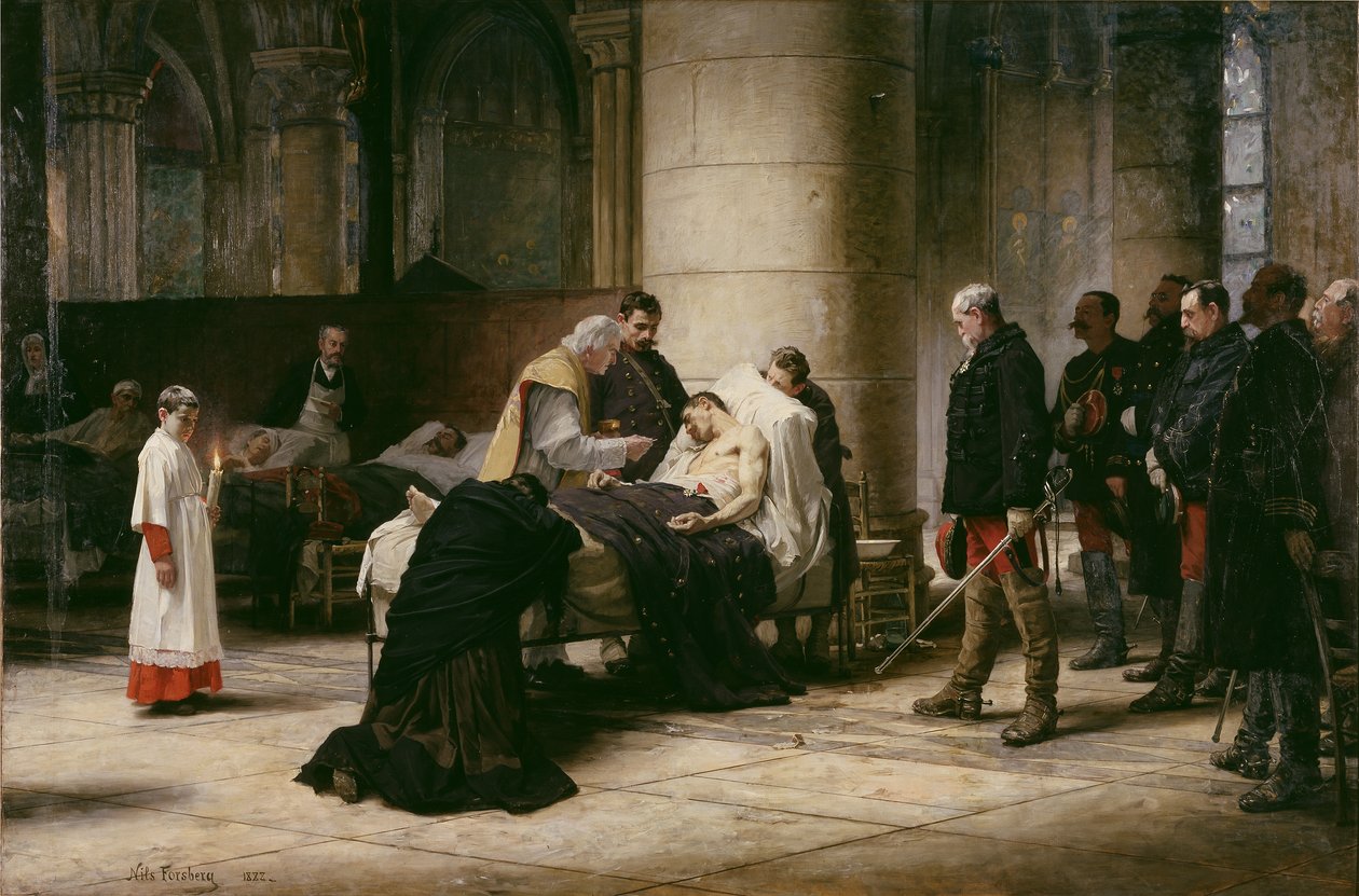 ವೀರನ ಸಾವು, 1888 ಟರ್ಕಿ by Nils Forsberg the Elder