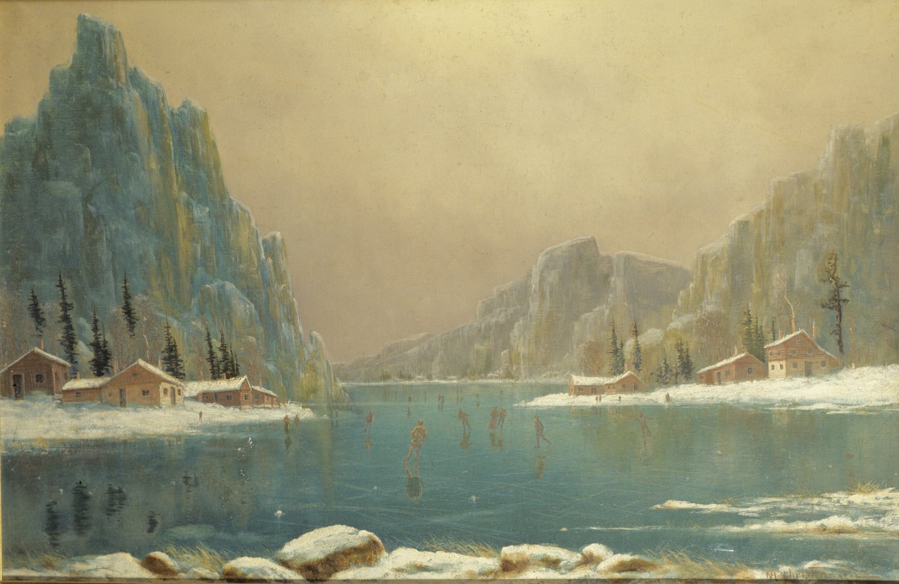 Bir Gölde Patenciler, 19. yüzyıl by Nils Hans Christiansen