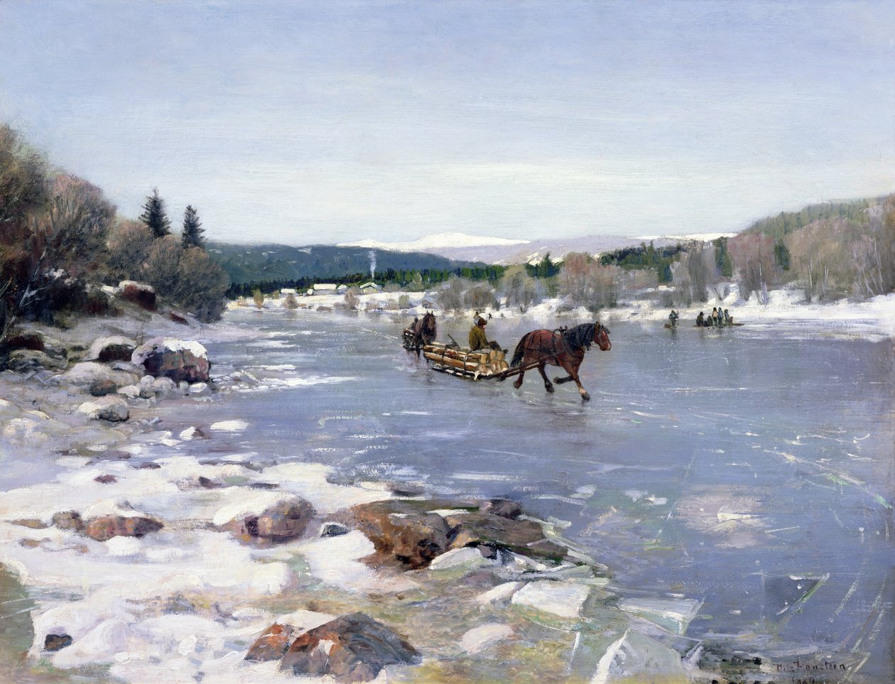 Kereste Taşıma by Nils Hansteen