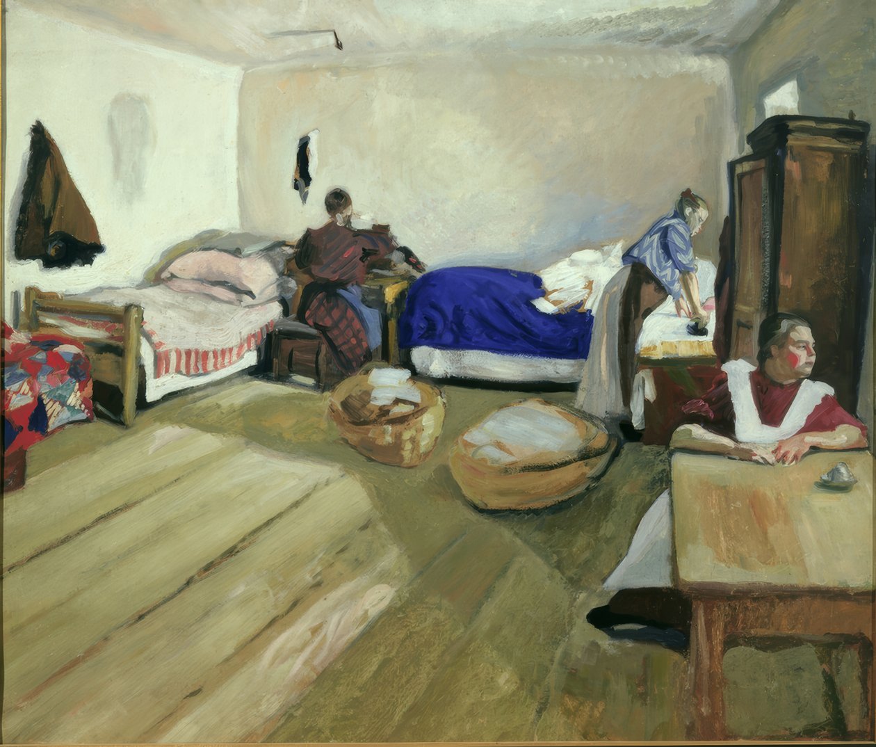 N.J. Simonovich-Efimova, hizmetçi odası by Nina Jakowlewna Simonowitsch Jefimowa