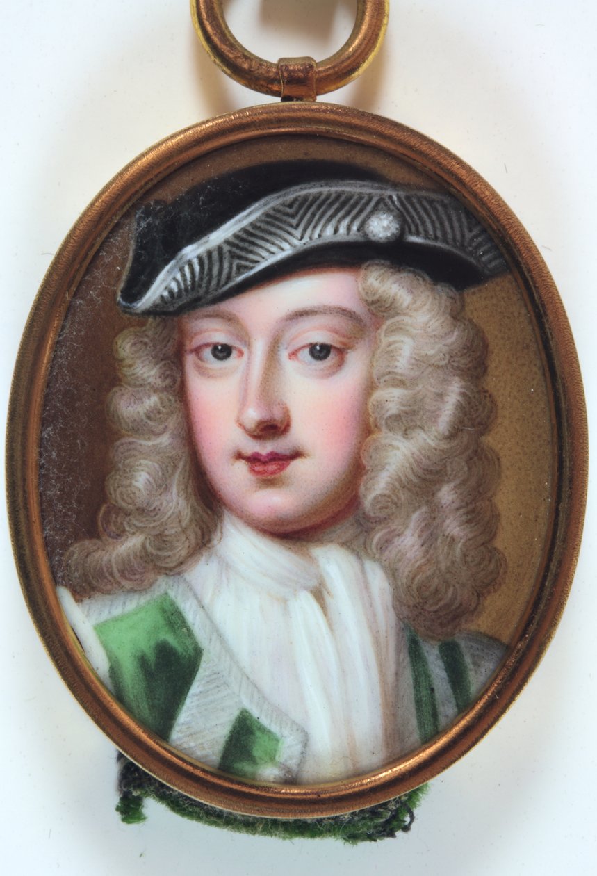 Leydi Henrietta Cavendish Holles Harley (altın üzerine emaye) by Noah or Seeman Abraham (fl.1751) (attr.to) Seaman
