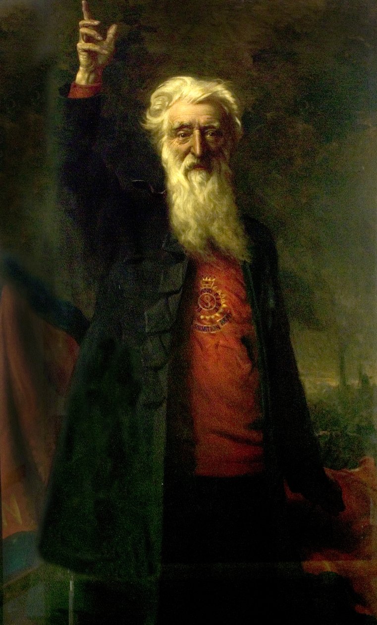 General William Booth, Kurtuluş Ordusunun Kurucusu (tuval üzerine yağlı boya) by Noel Denholm Davis