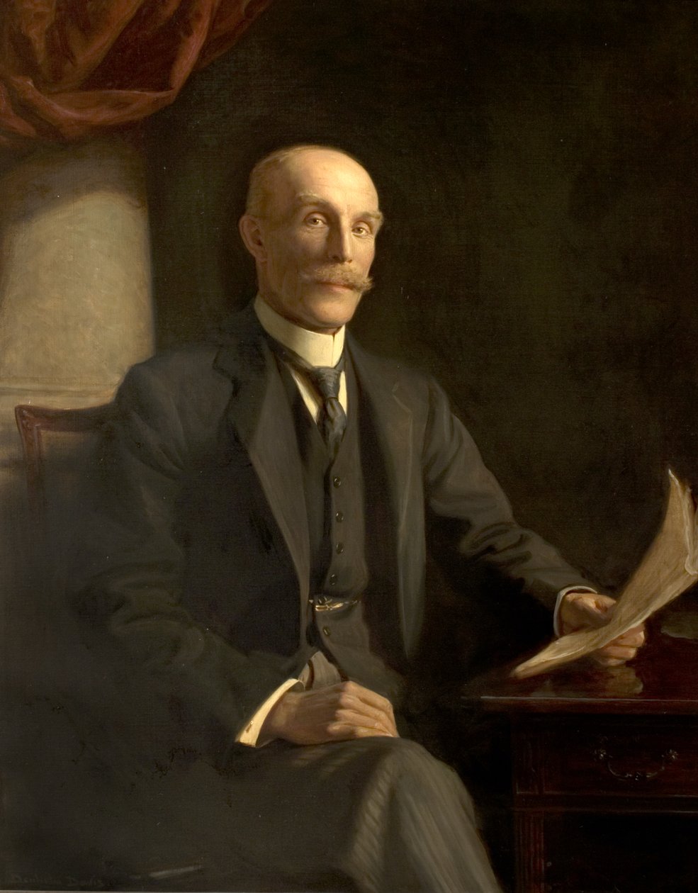 Sir John T. McCraith, JP (tuval üzerine yağlı boya) by Noel Denholm Davis