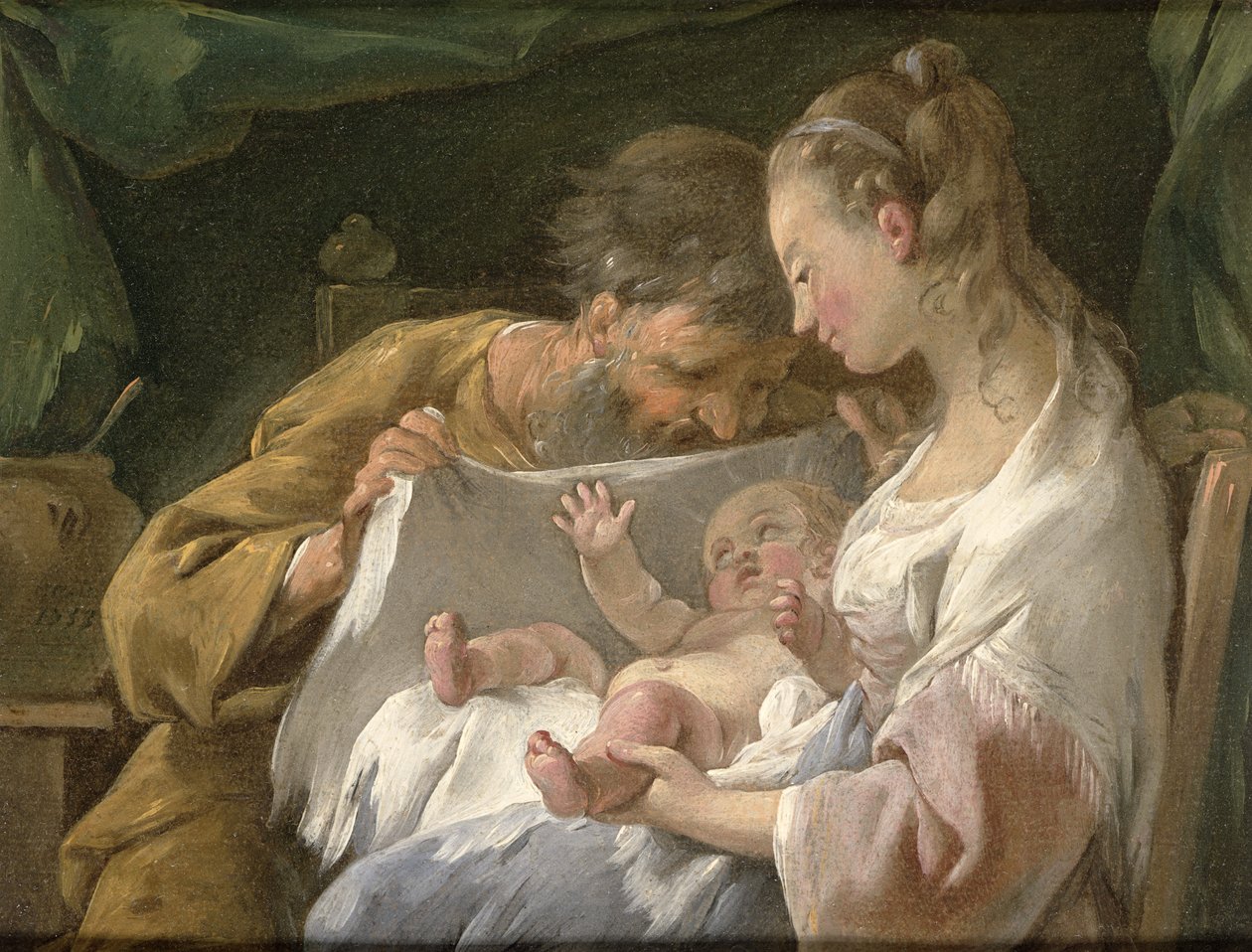 Kutsal Aile, 18. yüzyıl by Noel Halle
