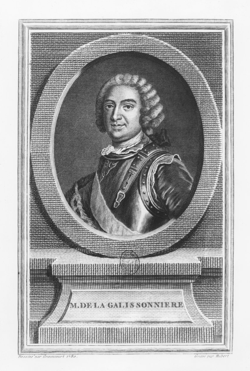 Roland Michel Barrin, Marquis de la Galissoniere by Noel Hubert