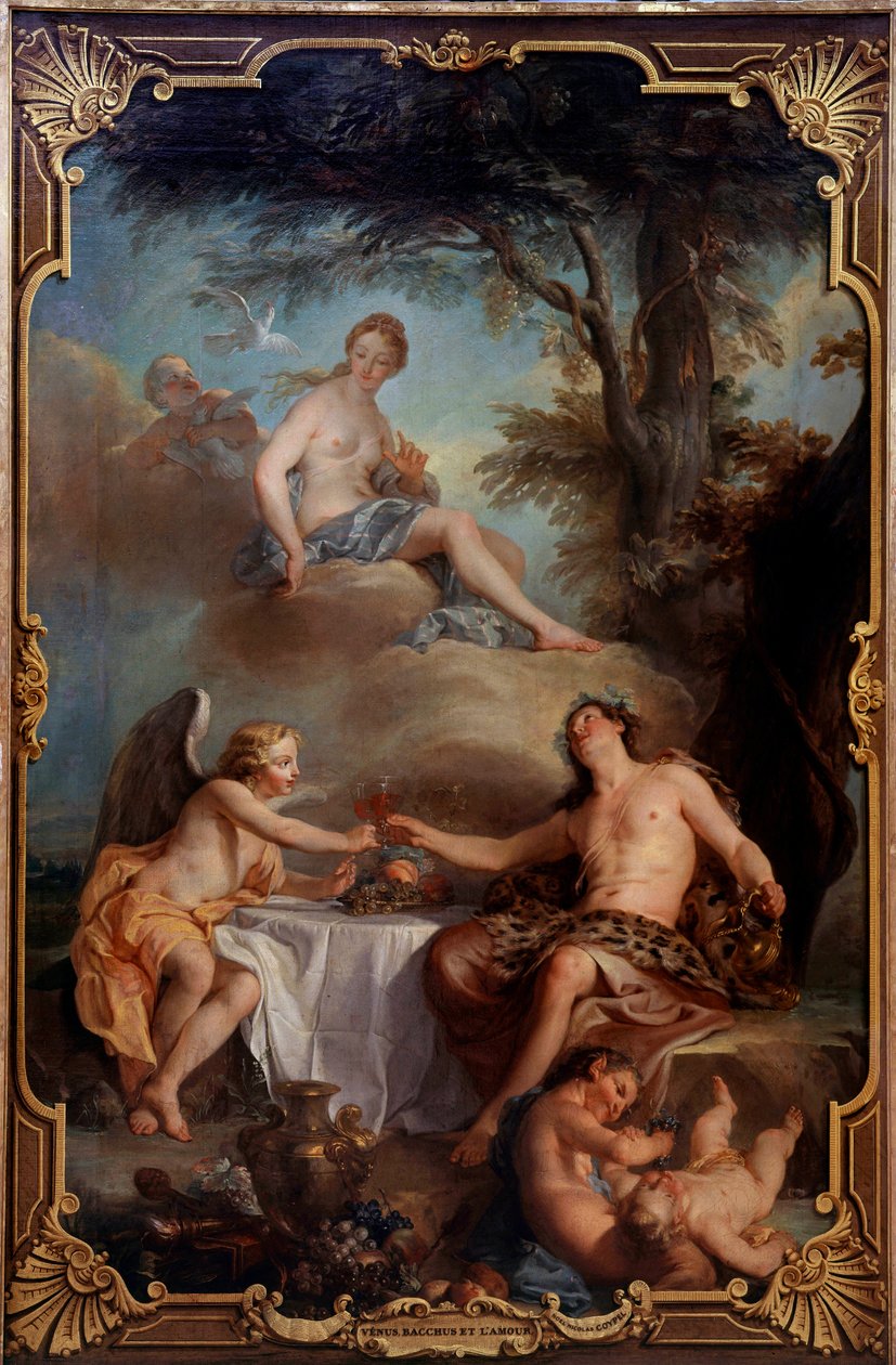 Venüs, Baküs ve Aşk. Nicolas Coypel