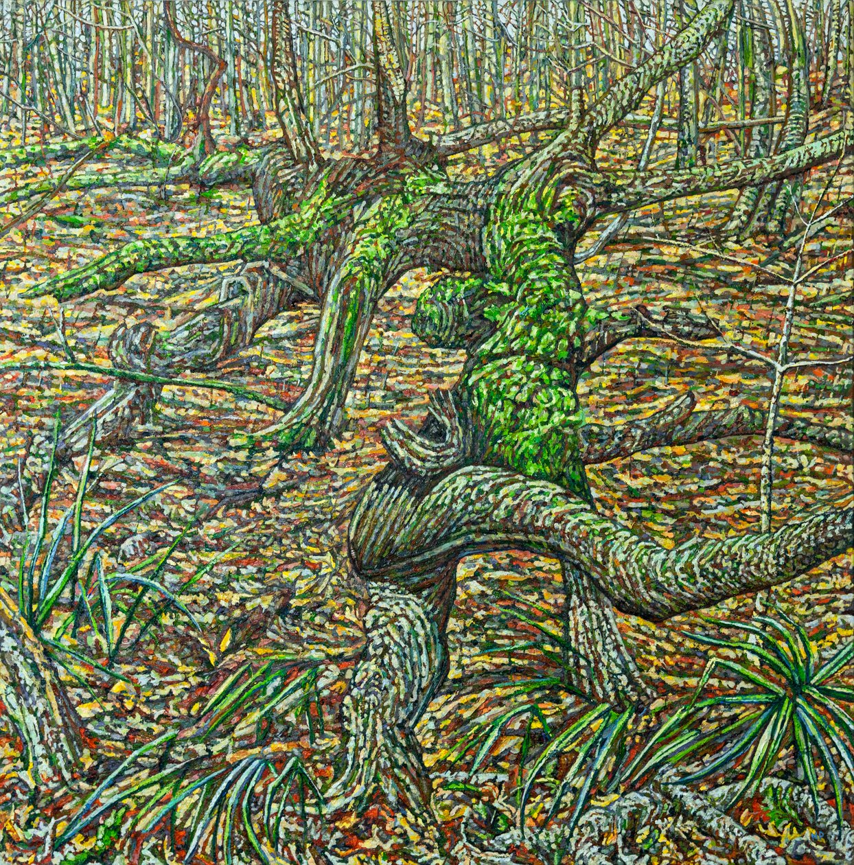 Herbst Tors, 2023 (tuval üzerine yağlıboya) by Noel Paine