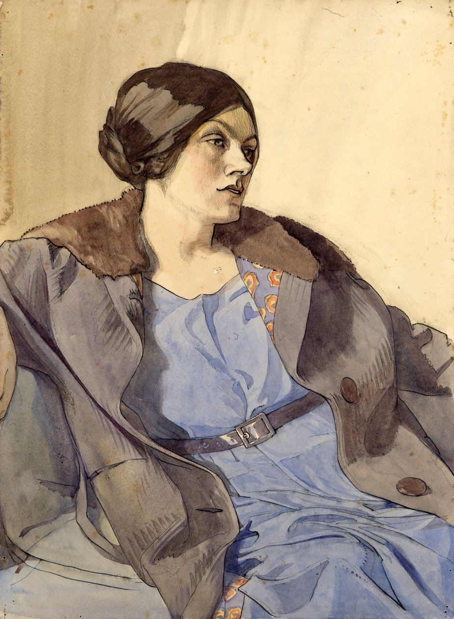 Sanatçının Eşinin Portresi, Celia Fiennes, 1920