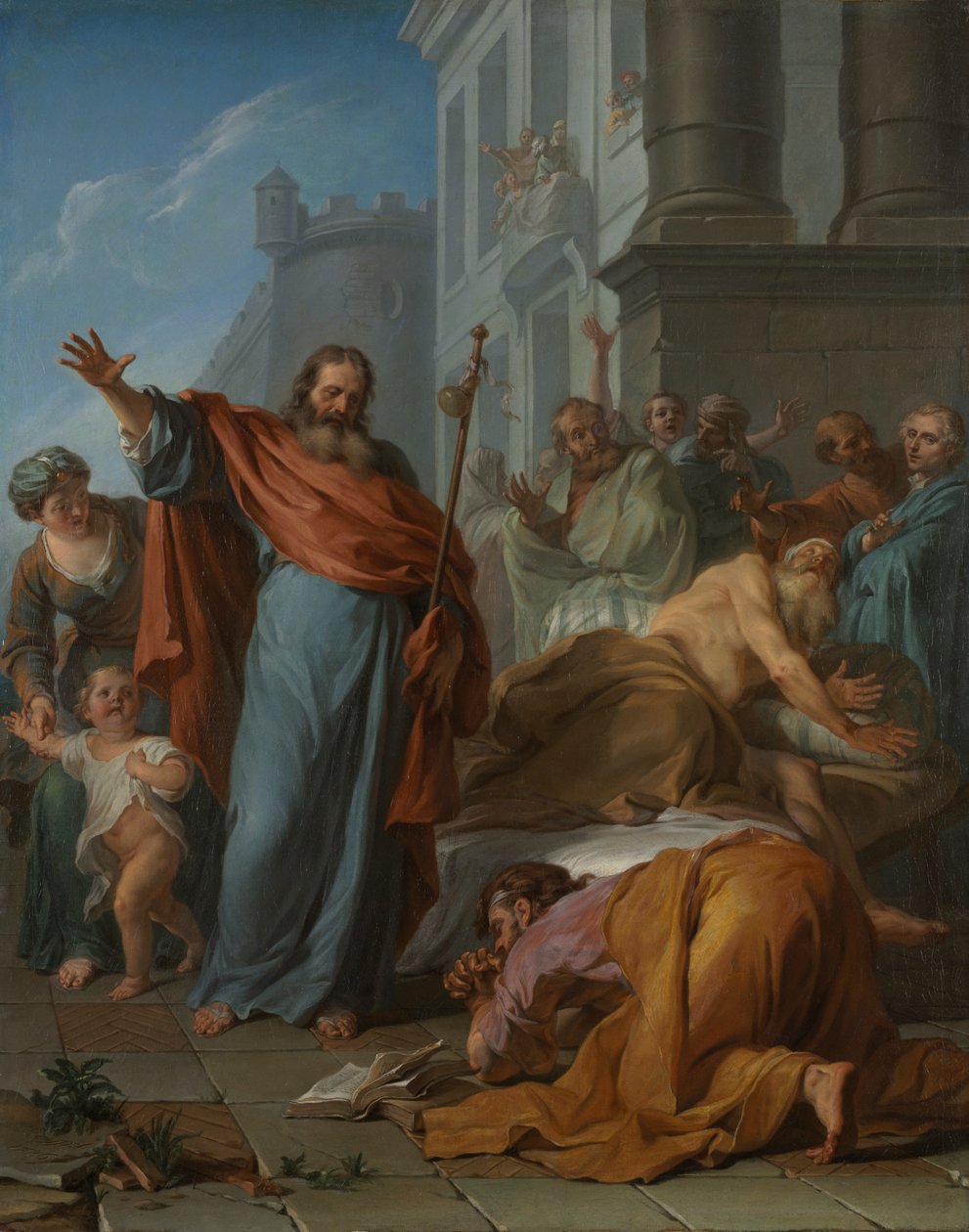 Büyük Aziz James Mucizeleri, 1726. by Noël Nicolas Coypel