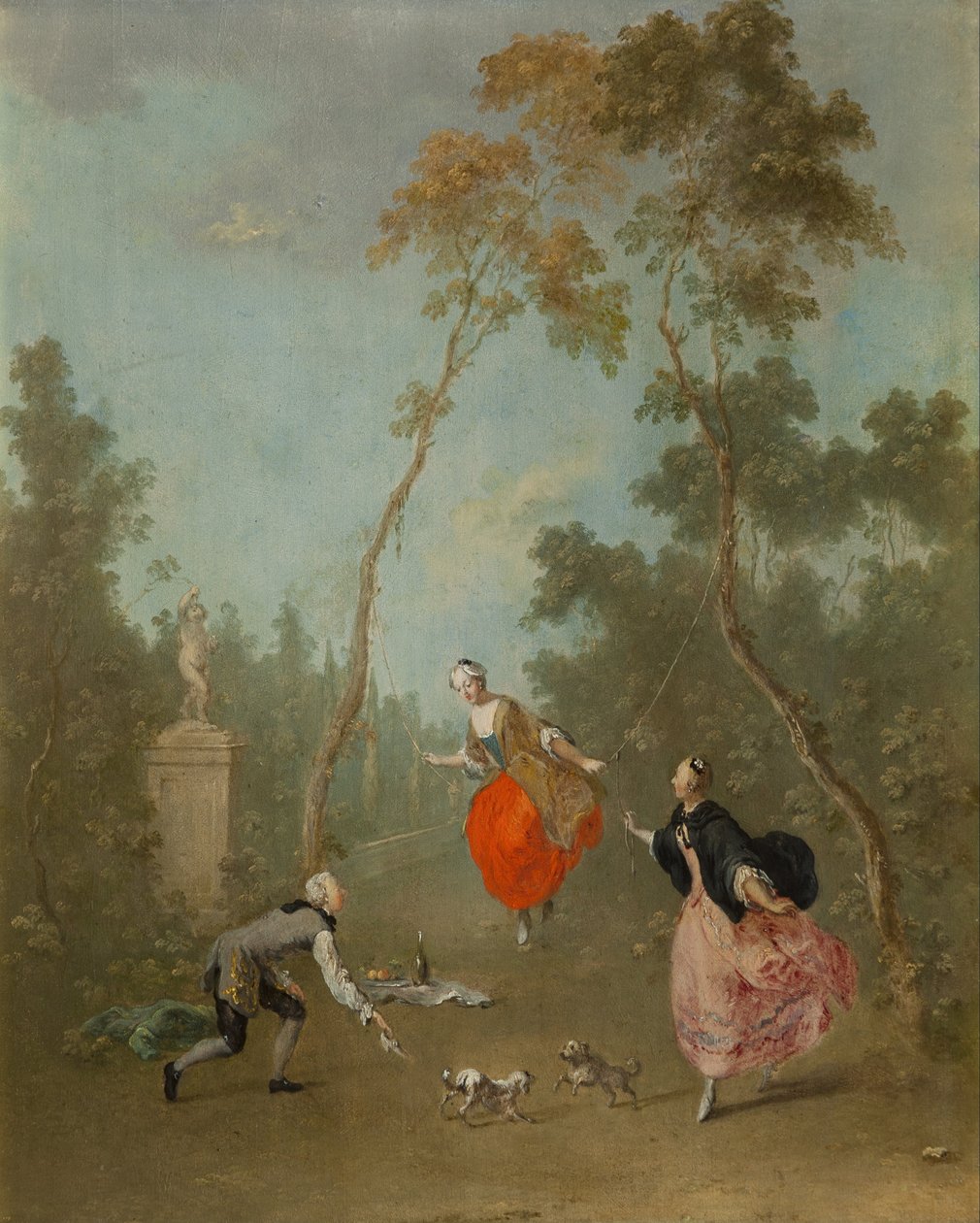 Salıncakta Bayan by Norbert Joseph Carl Grund