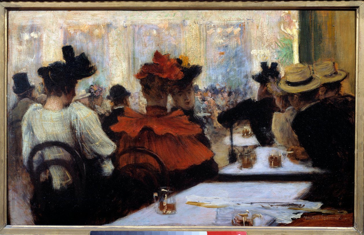 Kafe konserinde. Norbert Goeneutte