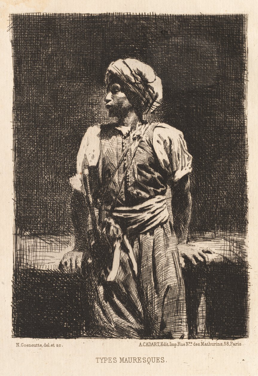 Mağribi Türleri, 1875. by Norbert Goeneutte