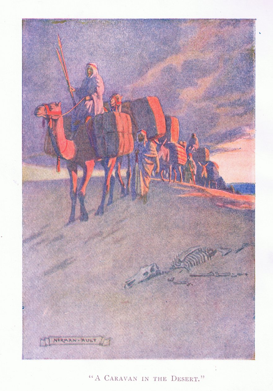 Çölde bir kervan by Norman Ault