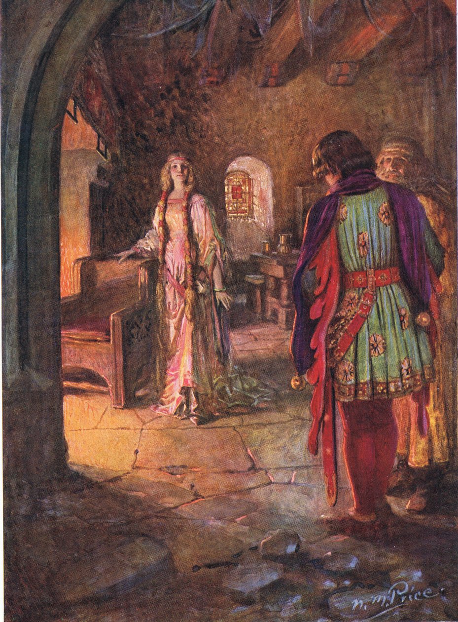 Geraint hiç bu kadar güzel ve tatlı bir hanım görmemişti, May Byron