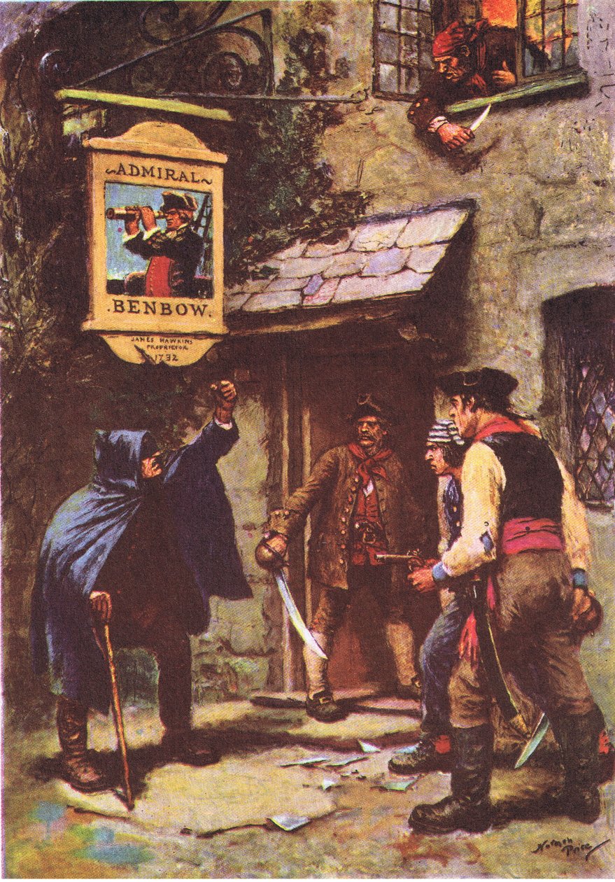 MacDonald 1947 (renkli lito) tarafından yayınlanan Treasure Island