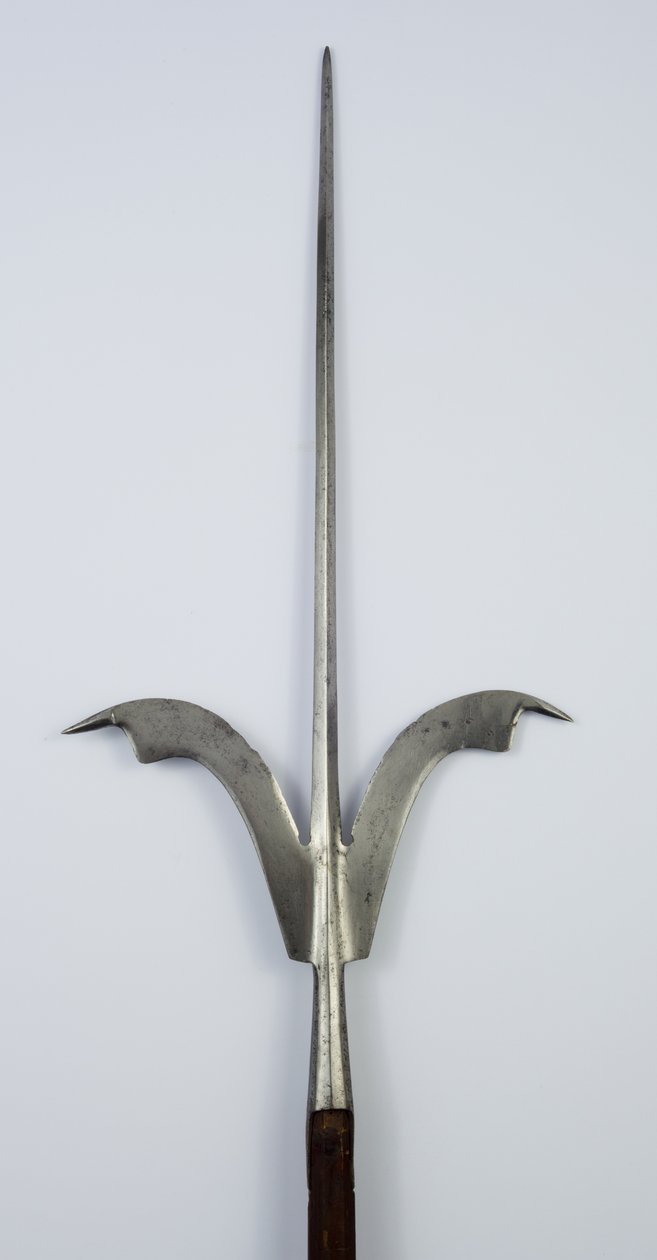 Friuli Spear, c.1600 (çelik ve restore edilmiş ahşap) by Northern Italian School