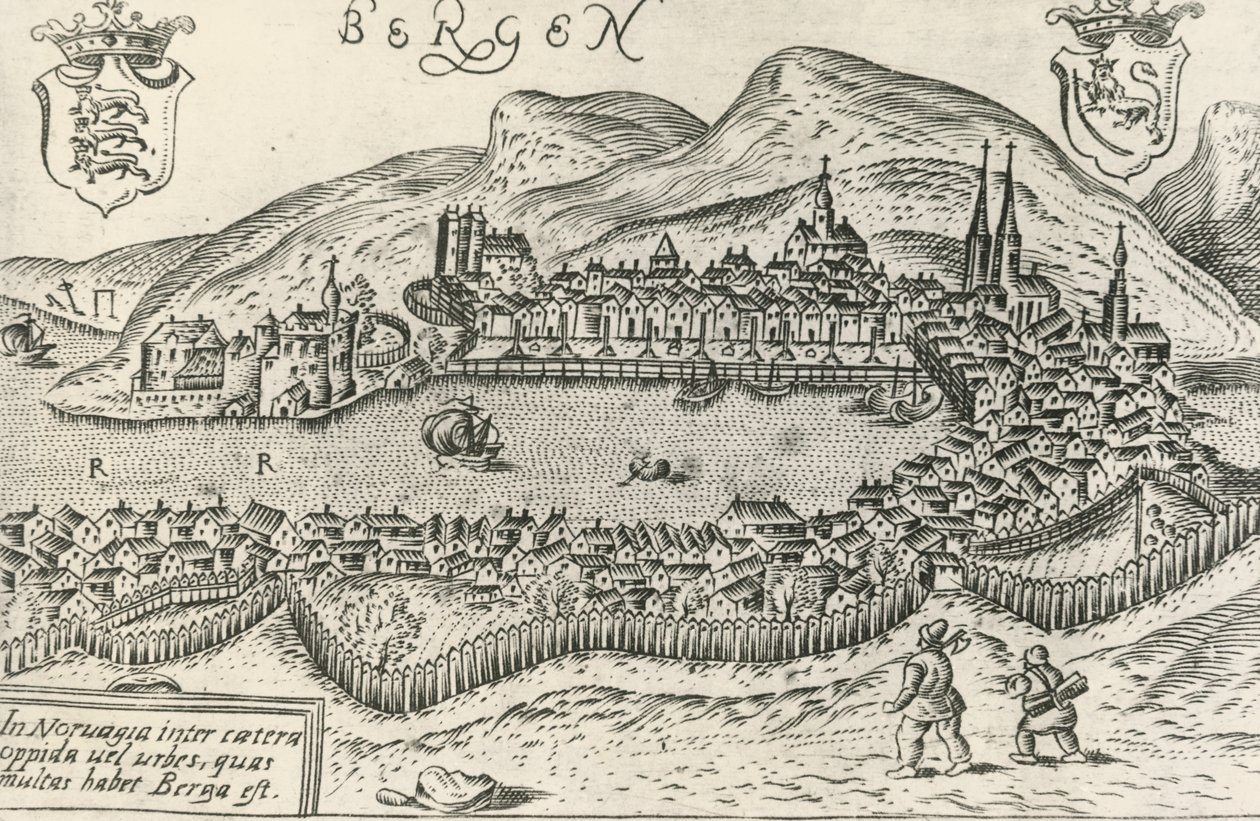 Bergen şehri by Norwegian School