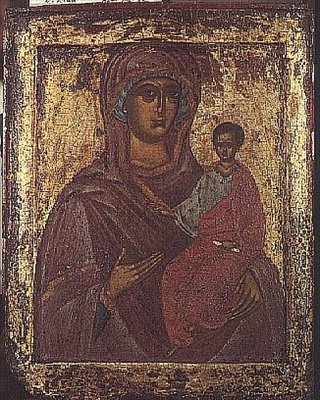 Kutsal Bakire Simgesi by Novgorod School