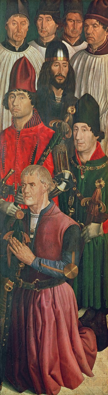 St. Vincent Poliptikinden Şövalyeler Paneli, c.1465 by Nuno Goncalves or Gonzalvez