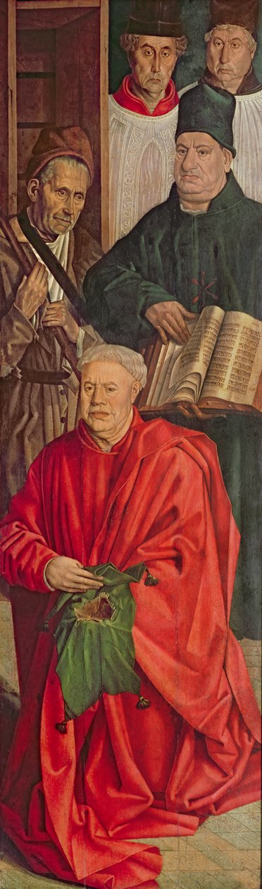 Aziz Vincent Poliptikinden Kalıntılar Paneli, c.1465 by Nuno Goncalves or Gonzalvez