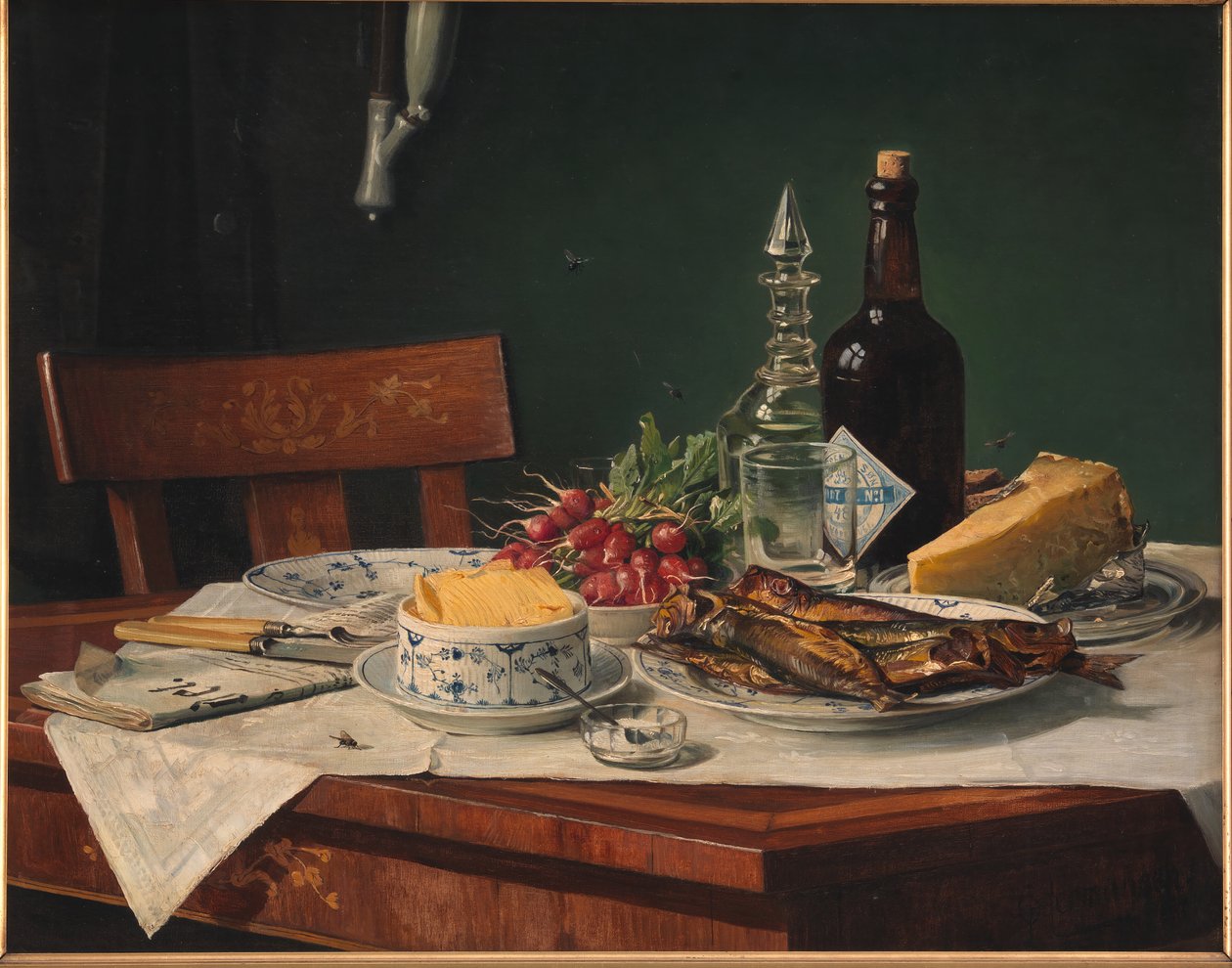 bir kahvaltı masası by O.A. Hermansen