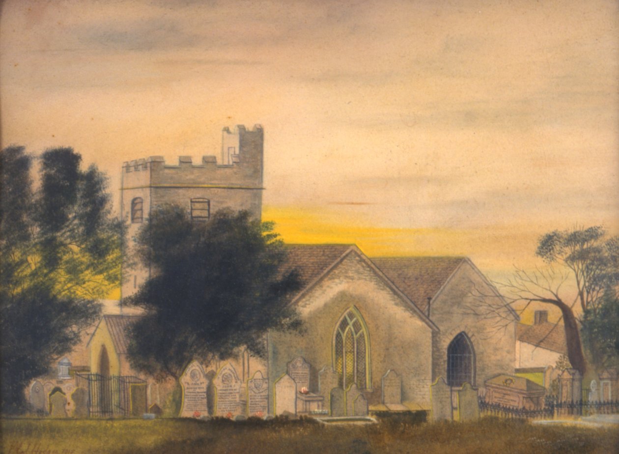 Mynyddislwyn Bölge Kilisesi, 1915 by Obediah Hodges