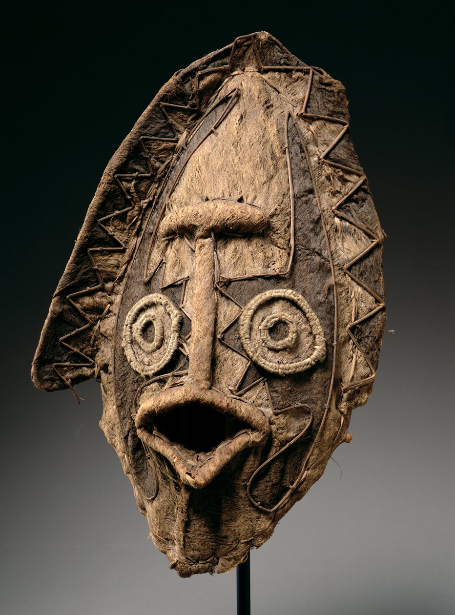 Papua Körfezi Elema Bölgesinden Tapan Maskesi, Papua Yeni Gine, Okyanusya, (karma teknik) by Oceanic