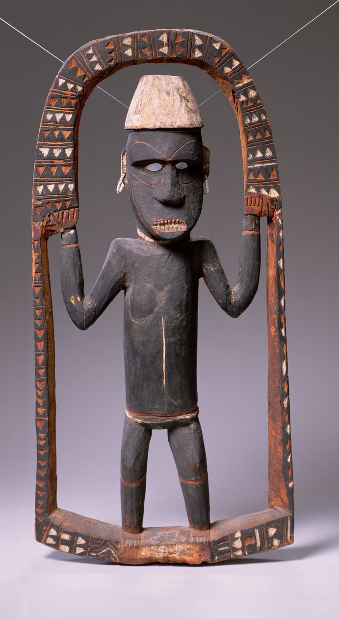 Kano Evinden Figür, Solomon Adaları (ahşap) by Oceanic
