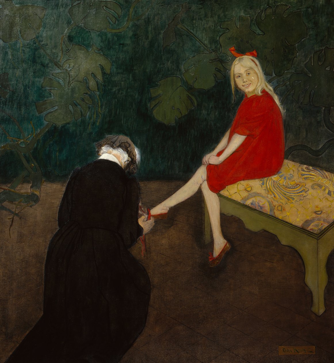 kırmızı ve siyah by Oda Krohg