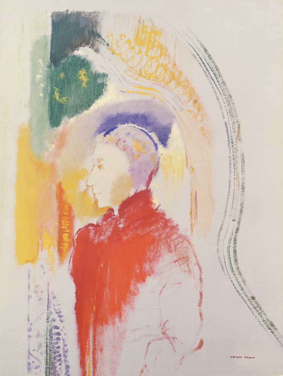 A Figure  by Odilon Redon