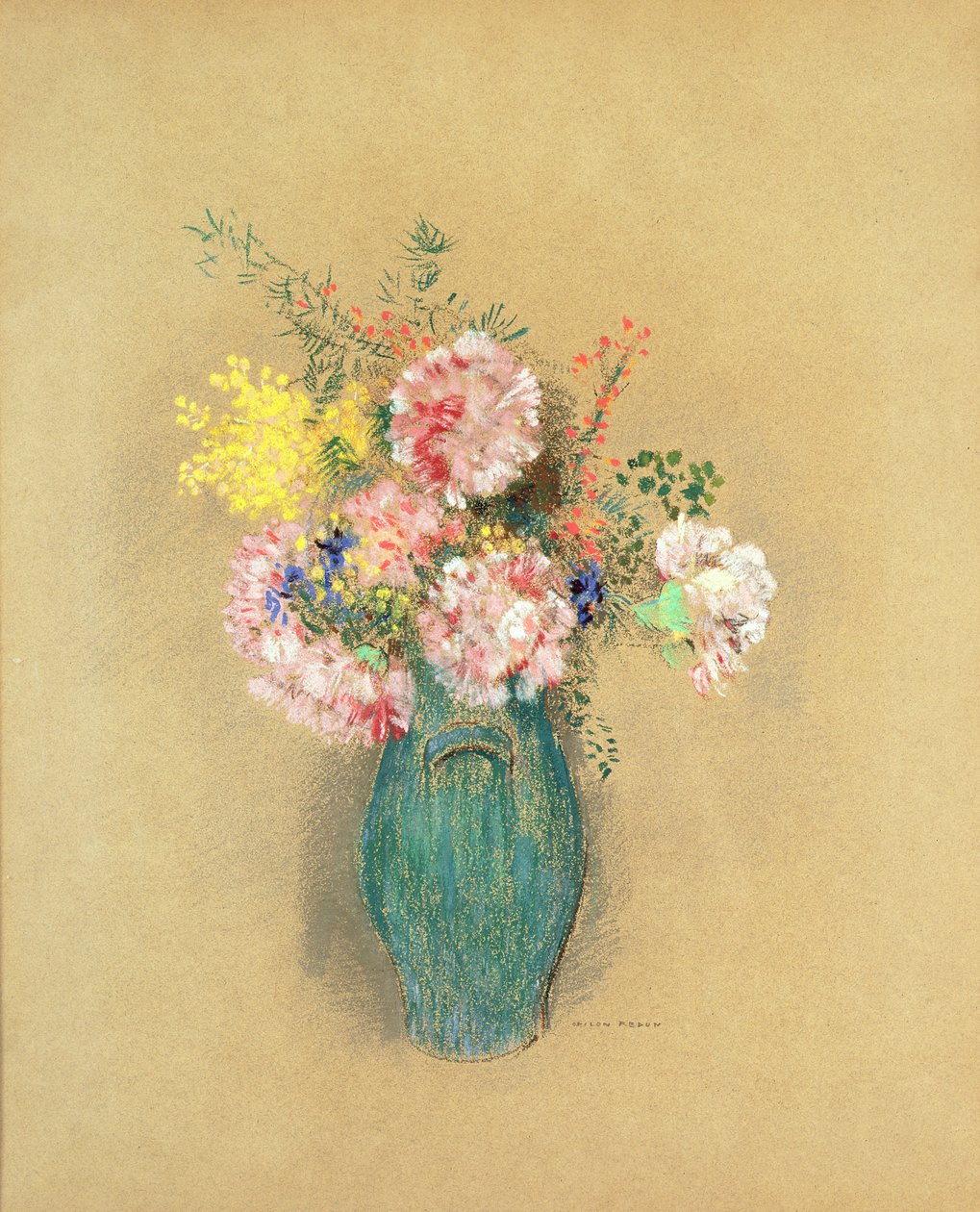 karanfiller by Odilon Redon