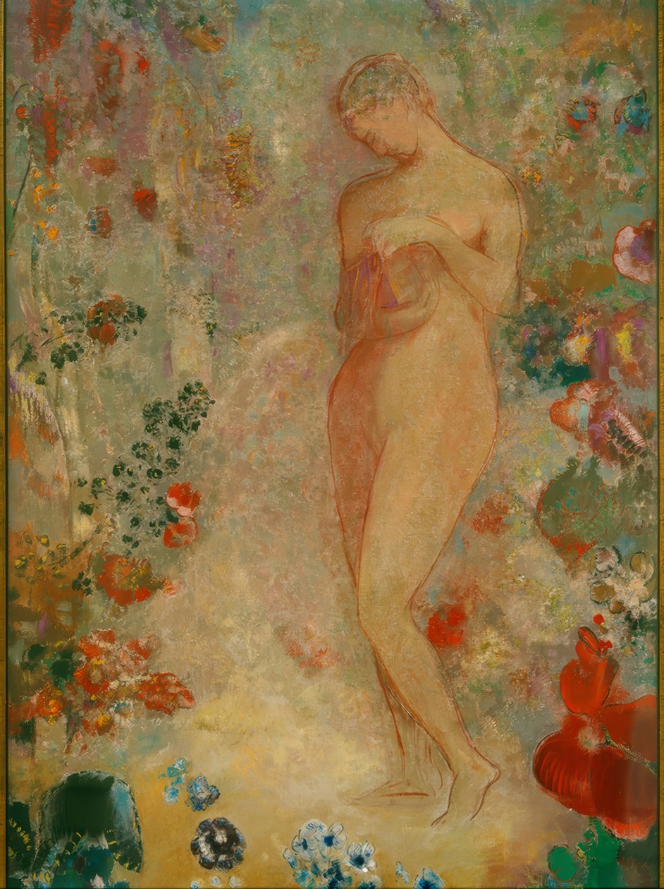 pandora by Odilon Redon