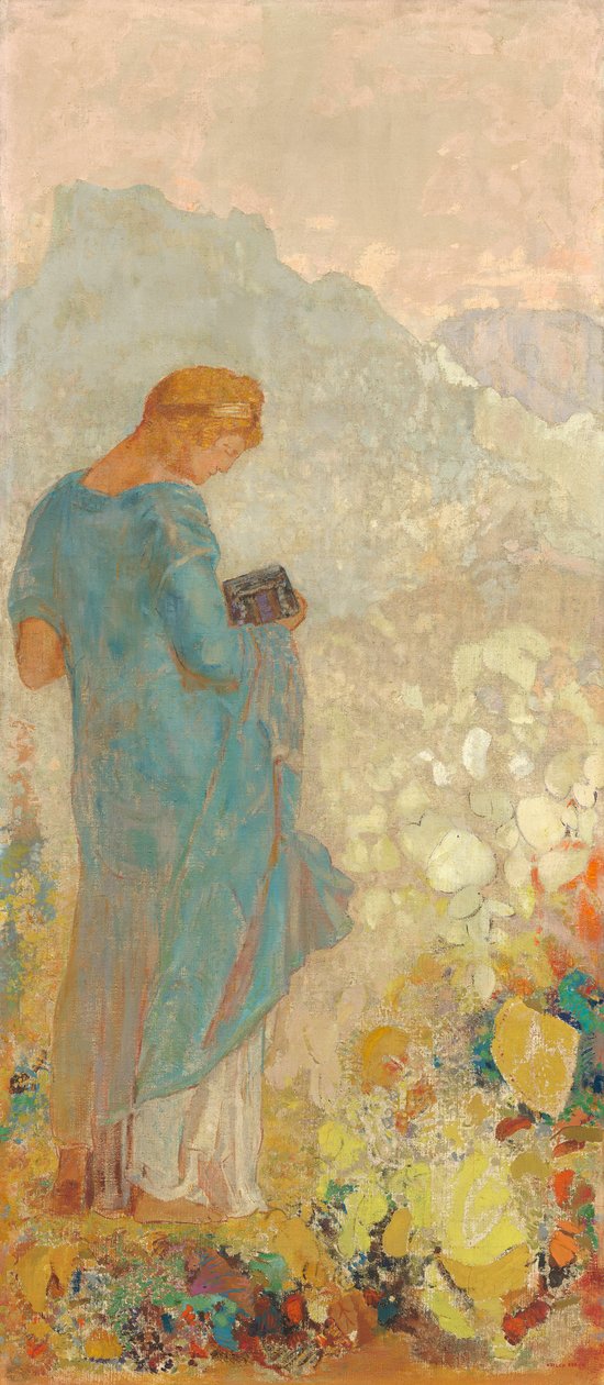 Pandora, 1910-2 by Odilon Redon
