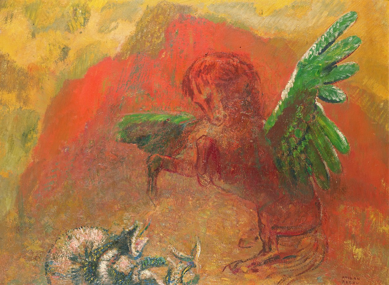 Pegasus Muzaffer by Odilon Redon