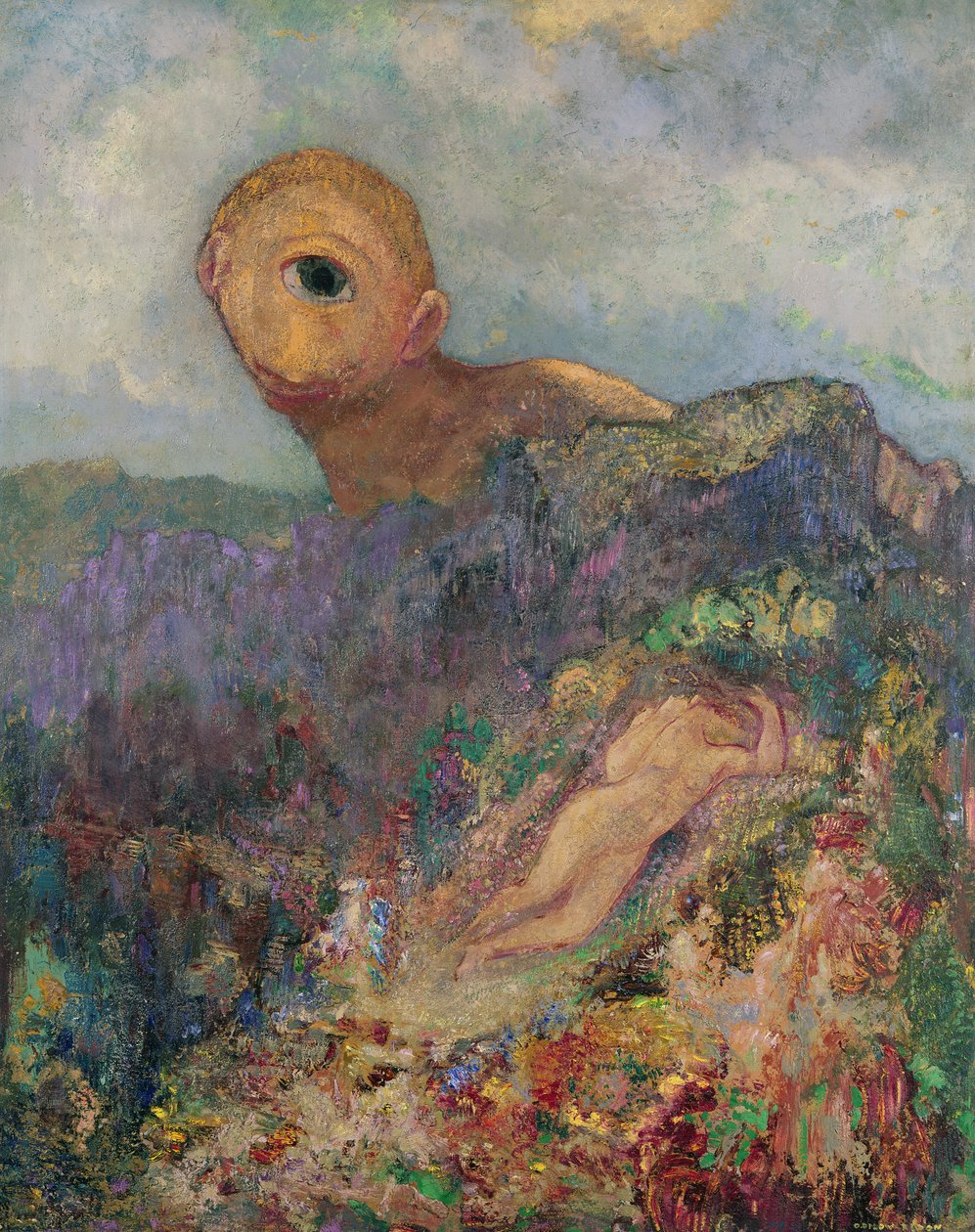 Tepegöz, c.1914 by Odilon Redon