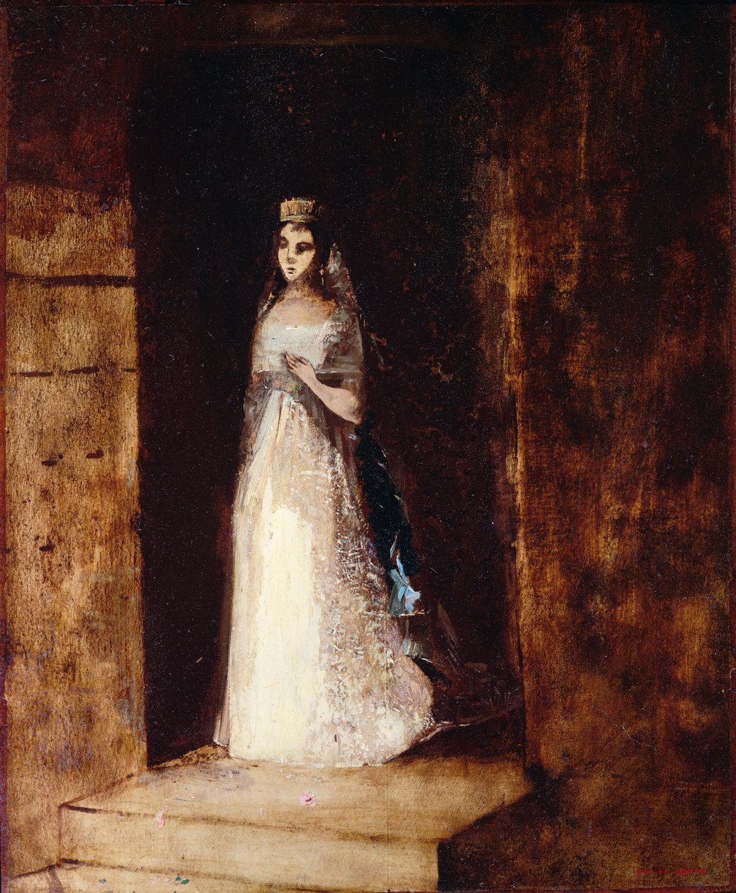 ಬಿಳಿ ರಾಜಕುಮಾರಿ ಟರ್ಕಿ by Odilon Redon