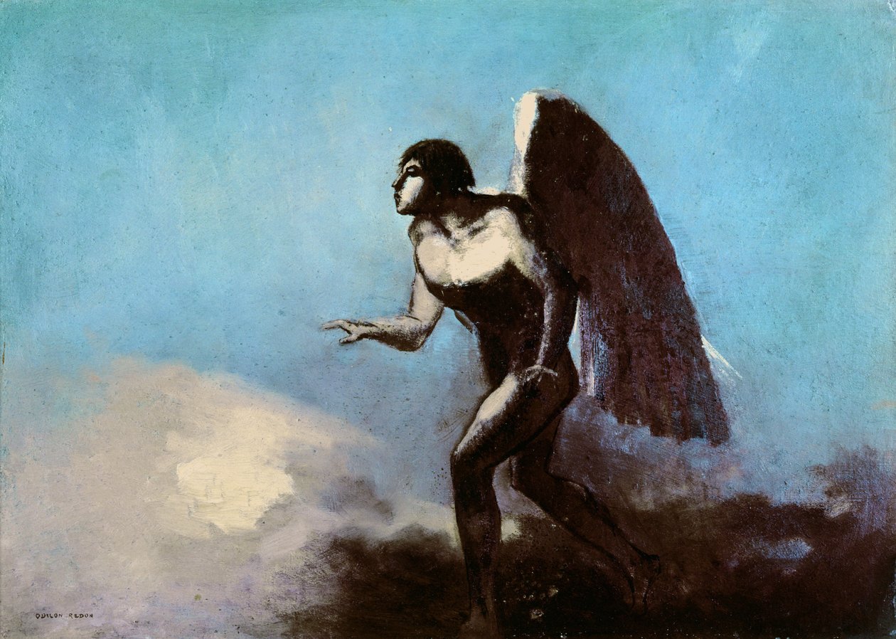 Kanatlı Adam veya Düşmüş Melek, 1880