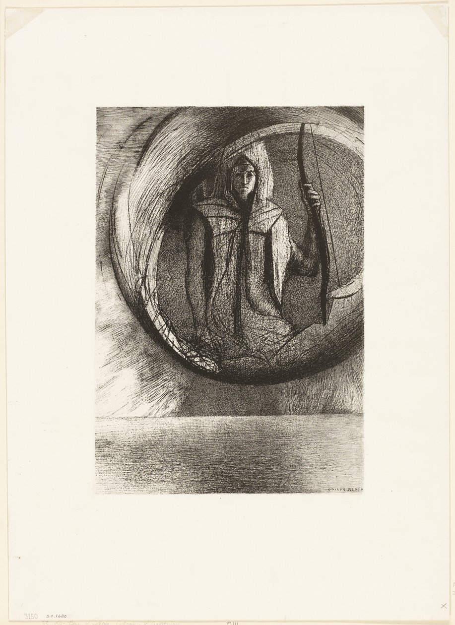 Ve Ötesi, Astral Idol, Apotheosis, plaka 2/6 by Odilon Redon
