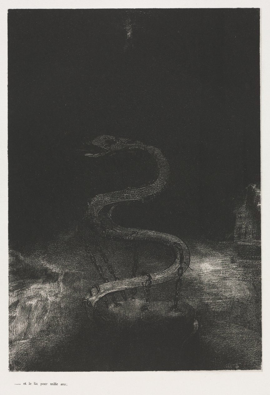 Ve Onu Bin Yıl Bağladı by Odilon Redon