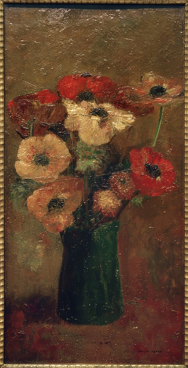 Anemonen by Odilon Redon