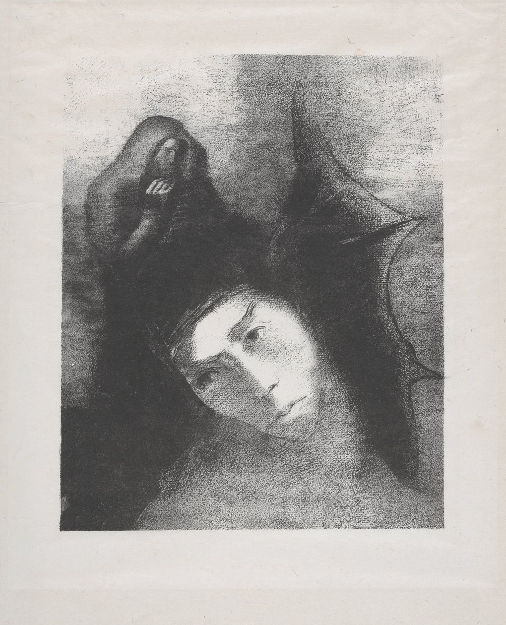 Antoine: "Bütün bunların amacı ne?" by Odilon Redon