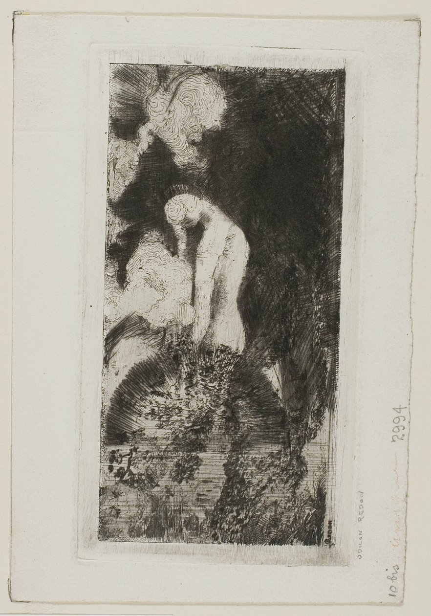 yüzücü by Odilon Redon