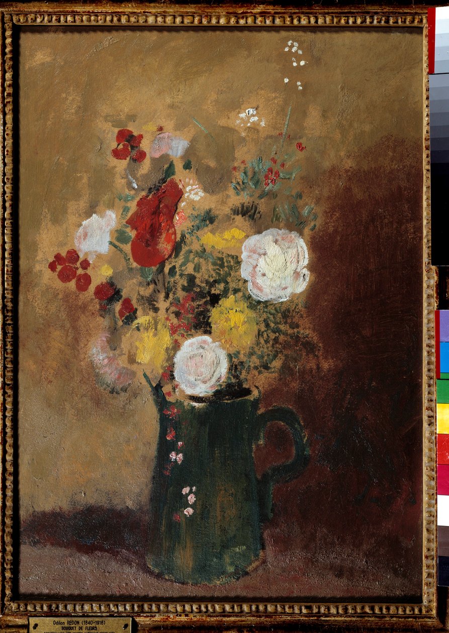 Çiçek buketleri Boyama Odilon Redon (1840-1916) 19. yüzyıl Bordeaux, Musee des Beaux Arts by Odilon Redon