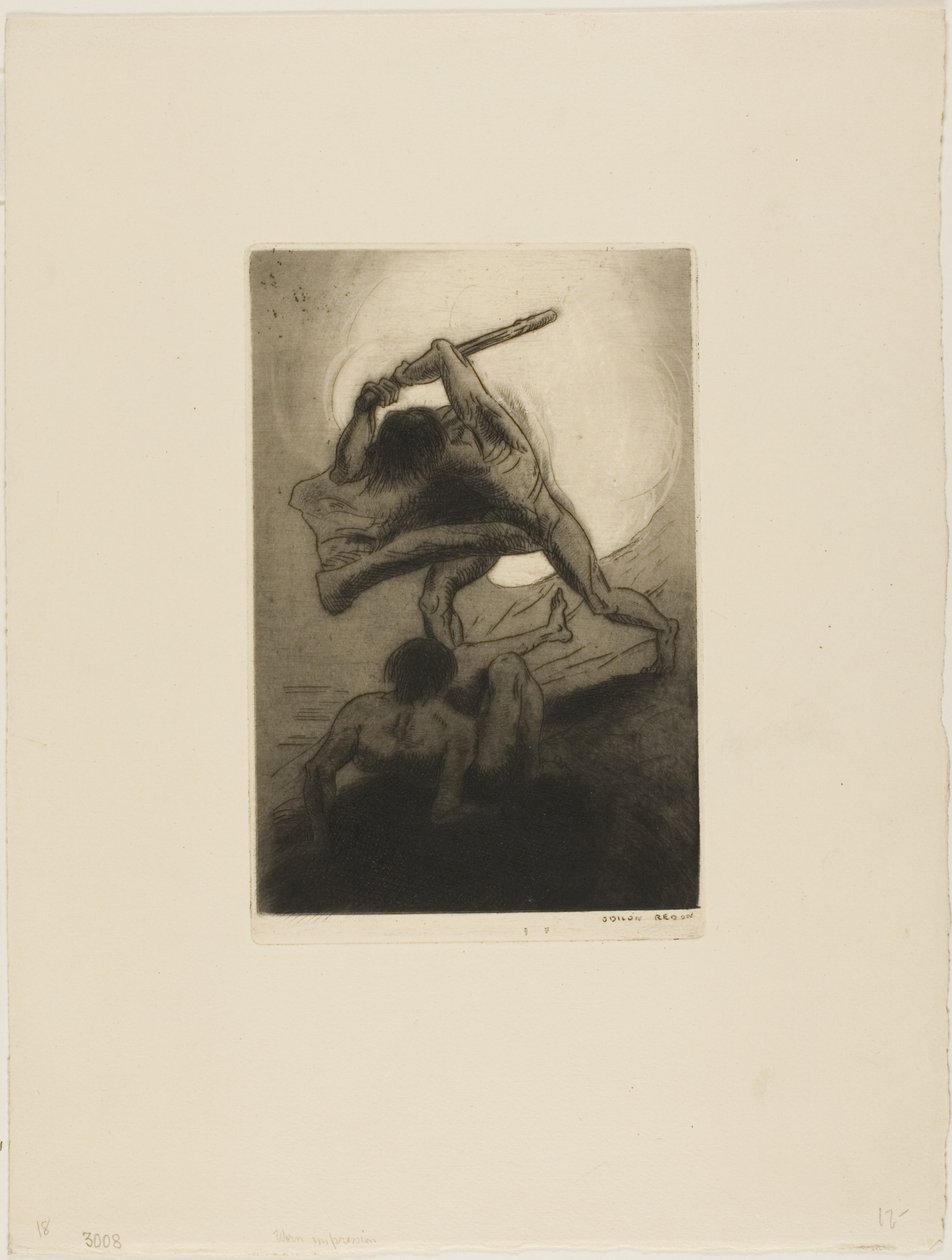 Kabil ve Habil by Odilon Redon